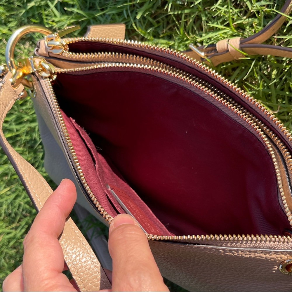 Gently used Coach bag. Tan. - Picture 6 of 14